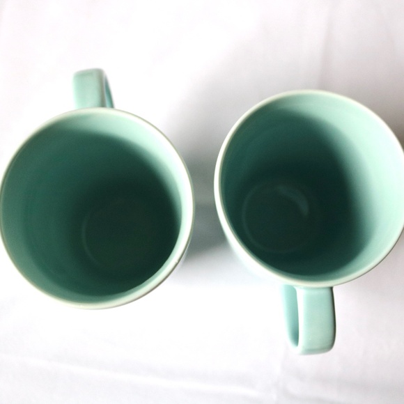 IKEA 365 Susan Pryke Turquoise Mugs Set of 2 - Picture 6 of 7